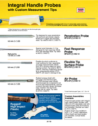 Thumbnail of document Data Sheet - HPS-ICIN Handheld Thermocouple Immersion Probes